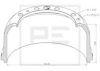 PE Automotive 016.412-00A Brake Drum